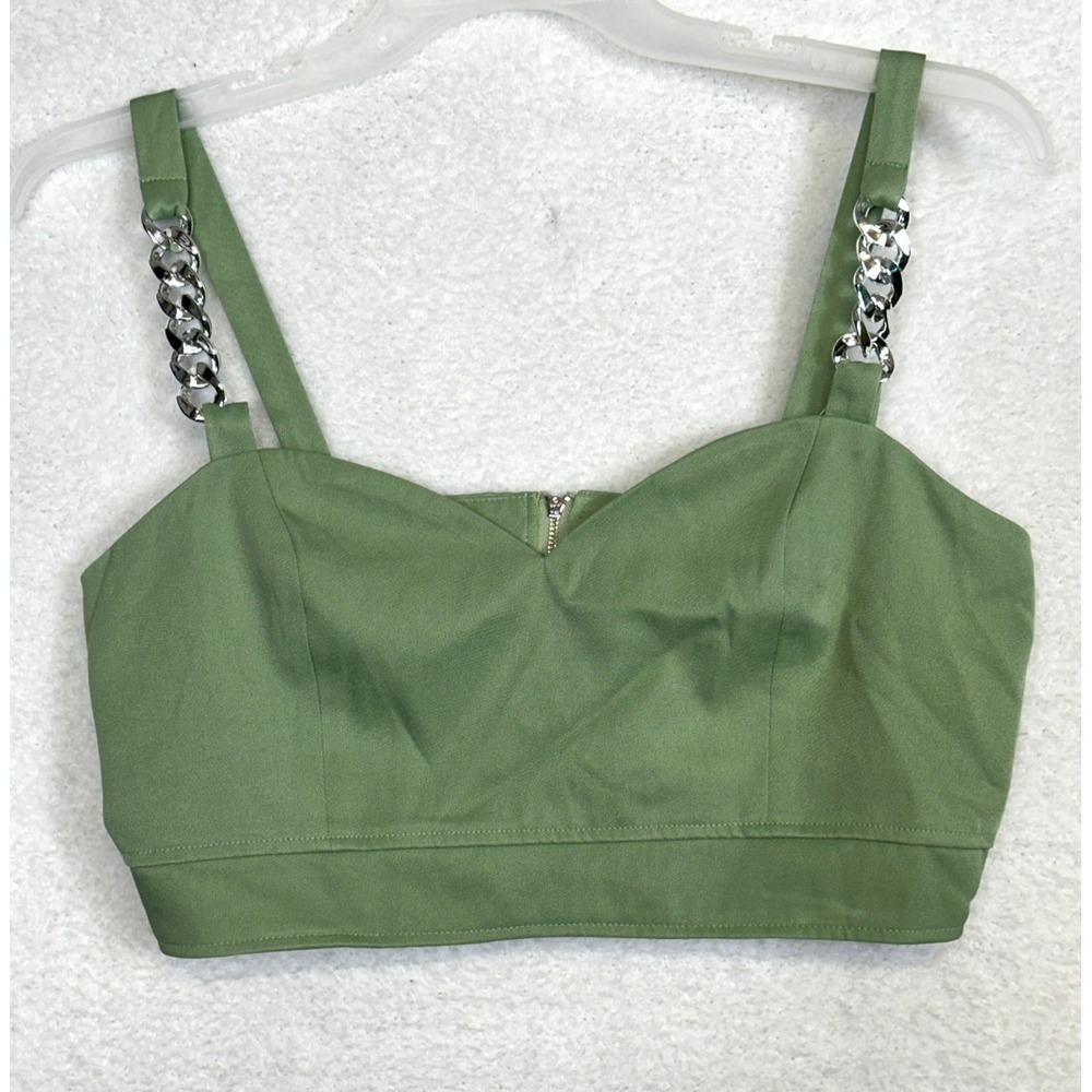 CIDER Chain Detail Crop Top Women's size L - Worn Once